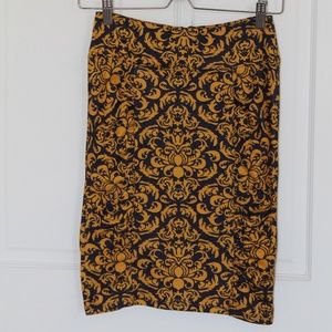 Xhilaration Baroque Print Mini Skirt